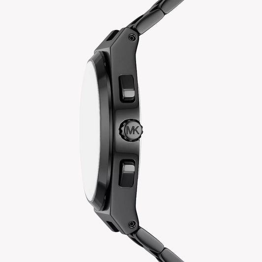 MICHAEL KORS MK9146 BOLD SOPHISTICATION - MEN'S BLACK STAINLESS STEEL WATCH WITH PRECISION MOVEMENT-i-Watch-2