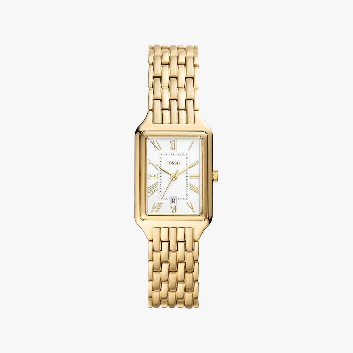 FOSSIL ES5220 TIMELESS ELEGANCE - LUXURY GOLD WOMEN'S WATCH WITH SILVER DIAL
