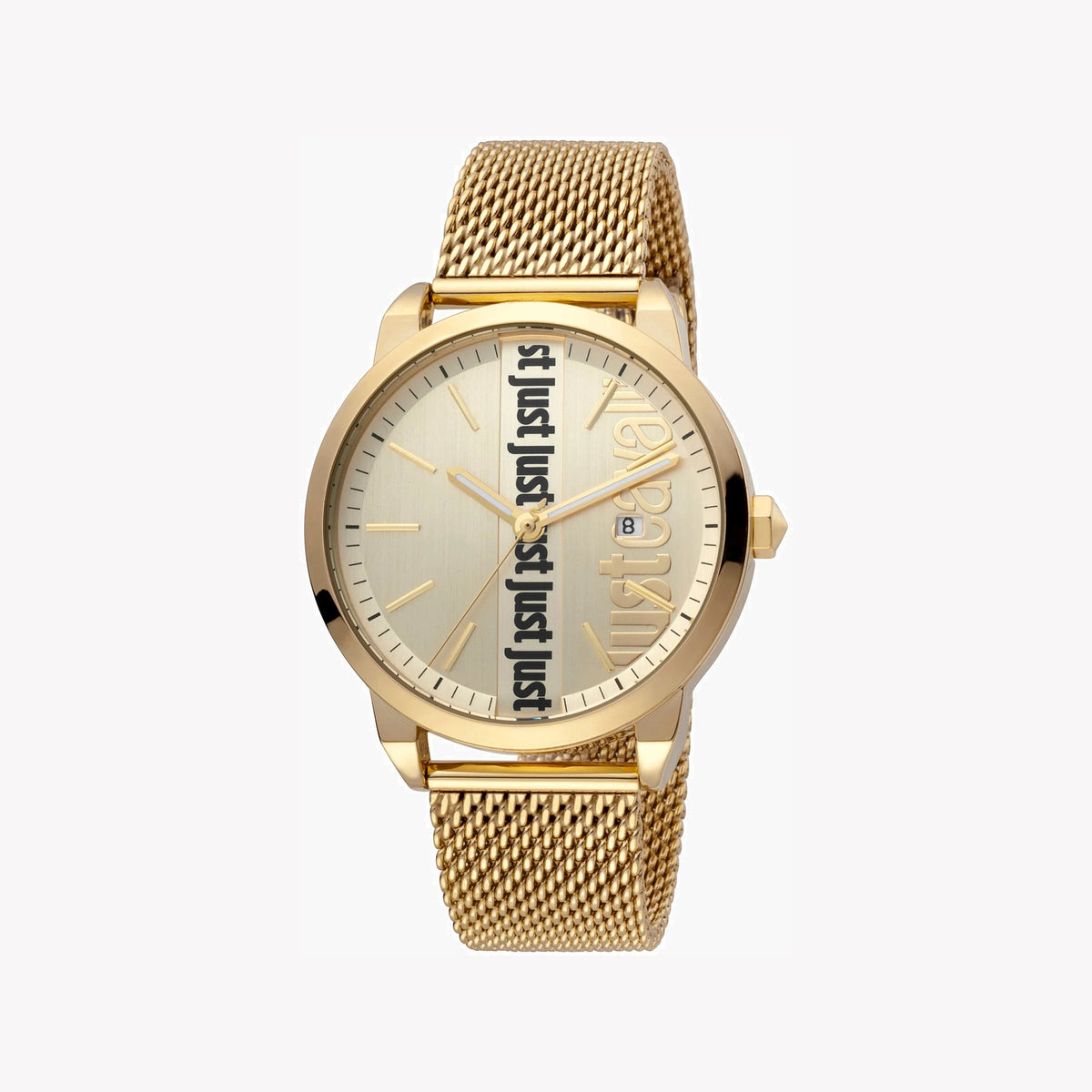 JUST CAVALLI JC1G141M0075 - ELEGANT GOLD STAINLESS STEEL MEN'S WATCH WITH CHAMPAGNE DIAL