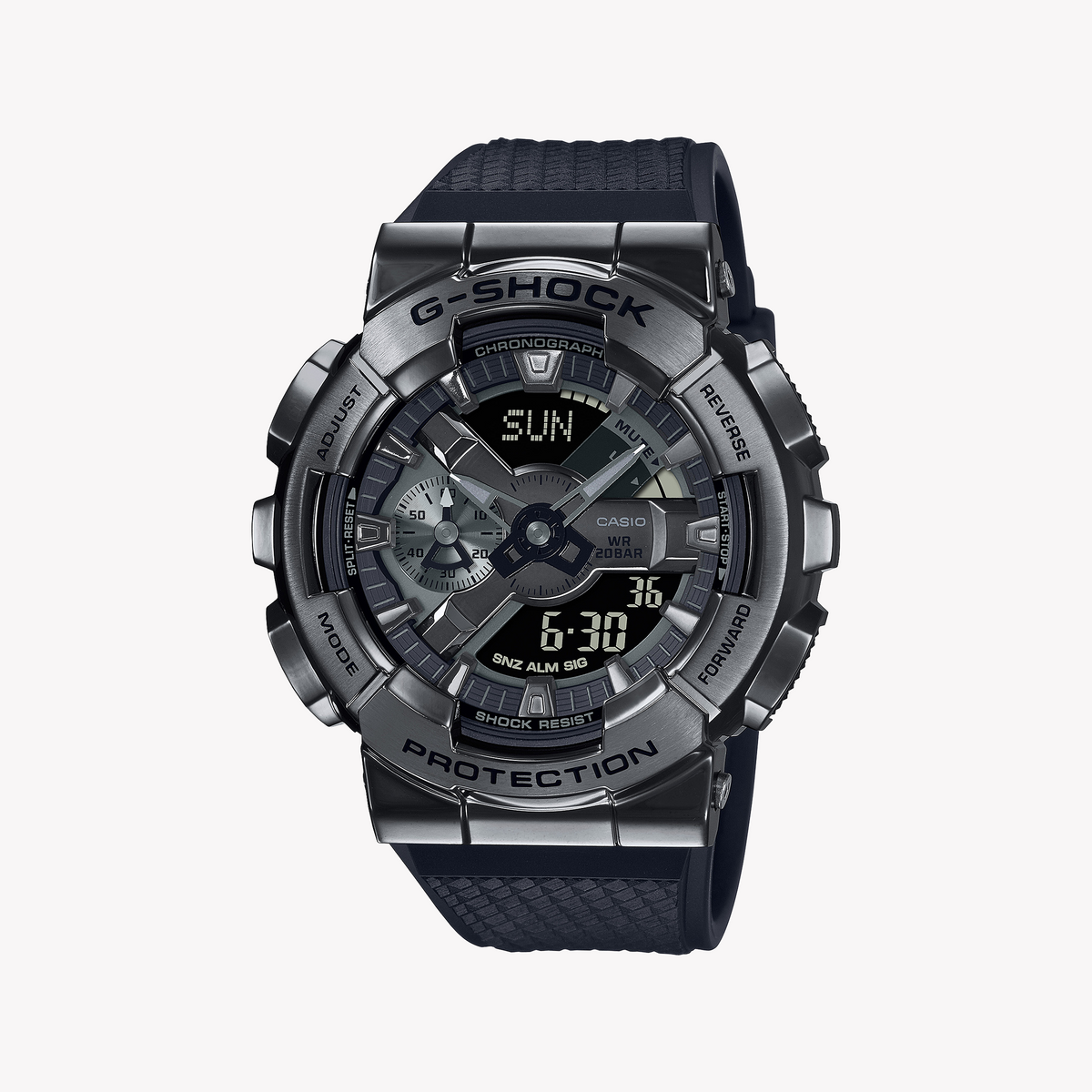 CASIO G-SHOCK GM-110BB-1ADR - BOLD ADVENTURER MEN'S WATCH WITH BLACK RESIN BAND