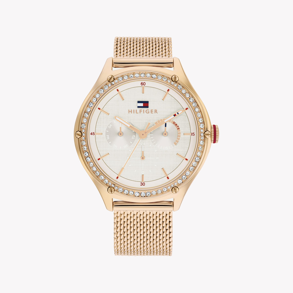 TOMMY HILFIGER 1692168 - ELEGANT ROSE GOLD WOMEN'S TIMEPIECE WITH WATER RESISTANCE & PRECISION