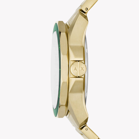 ARMANI EXCHANGE AX1951 - BOLD GOLD & GREEN MEN'S WATCH - STRIKING STYLE & FUNCTIONALITY-i-Watch-2