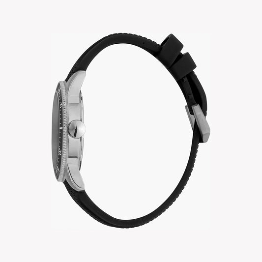 JUST CAVALLI JC1G179P0025 MEN'S ELEGANT BLACK DIAL SILICONE WATCH - TIMELESS SOPHISTICATION-i-Watch-2