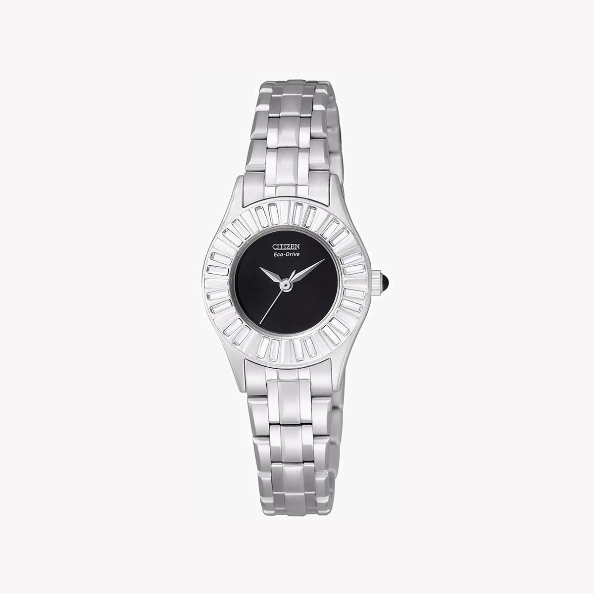 CITIZEN EW5377-51E RADIANT ELEGANCE - Eco-Drive Women's Watch with Swarovski Crystals & Silver Shine