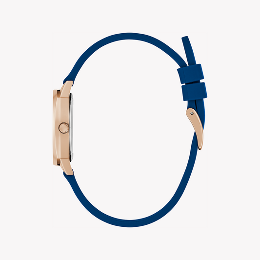 GUESS GW0820L2 CHIC SPIRIT - MODERN ROSE GOLD & BLUE SILICONE WOMEN'S WATCH-i-Watch-2