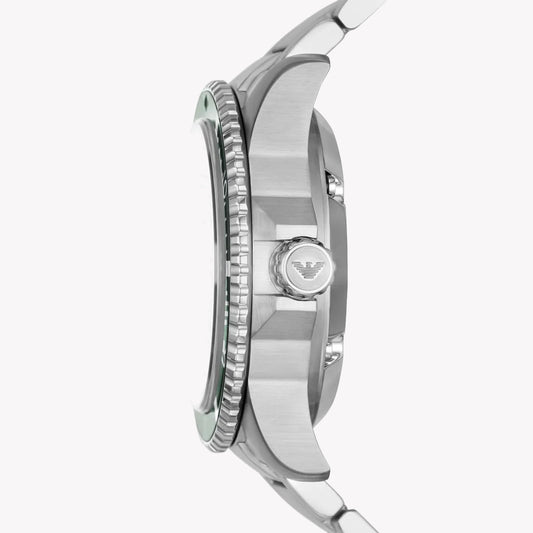 EMPORIO ARMANI AR60061 - DISTINGUISHED GREEN DIAL MEN'S WATCH WITH STAINLESS STEEL BRACELET-i-Watch-2