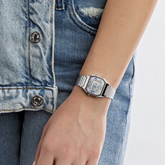 CASIO LA680WA-4CDF SPORTY ELEGANCE - CHIC DIGITAL WOMEN'S WATCH WITH STAINLESS STEEL BAND-i-Watch-2