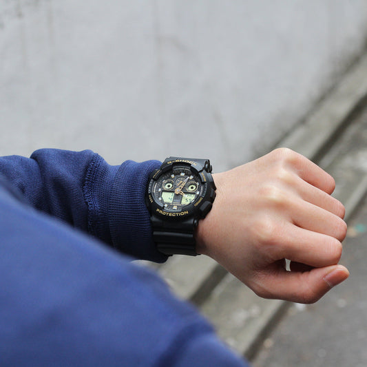 CASIO G-SHOCK GA-100GBX-1A9DR BOLD BLACK - UNSTOPPABLE STYLE & FUNCTIONALITY Men's Watch-i-Watch-2