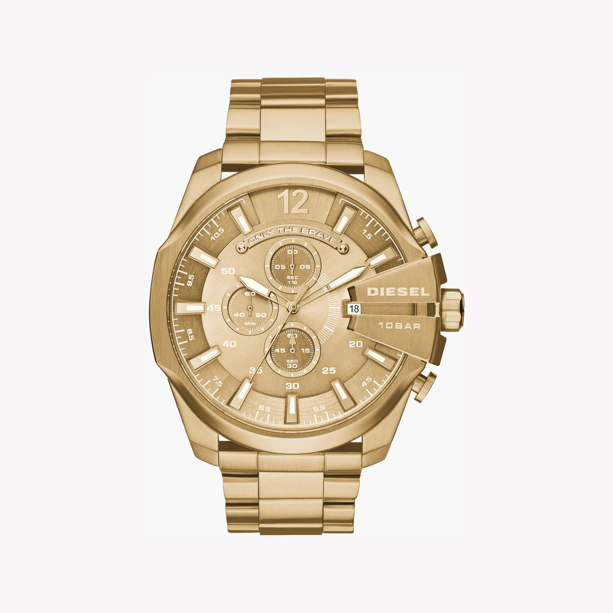 DIESEL DZ4360 GOLD BOLD - STANDOUT MEN'S TIMEPIECE WITH ROBUST DESIGN & WATER RESISTANCE
