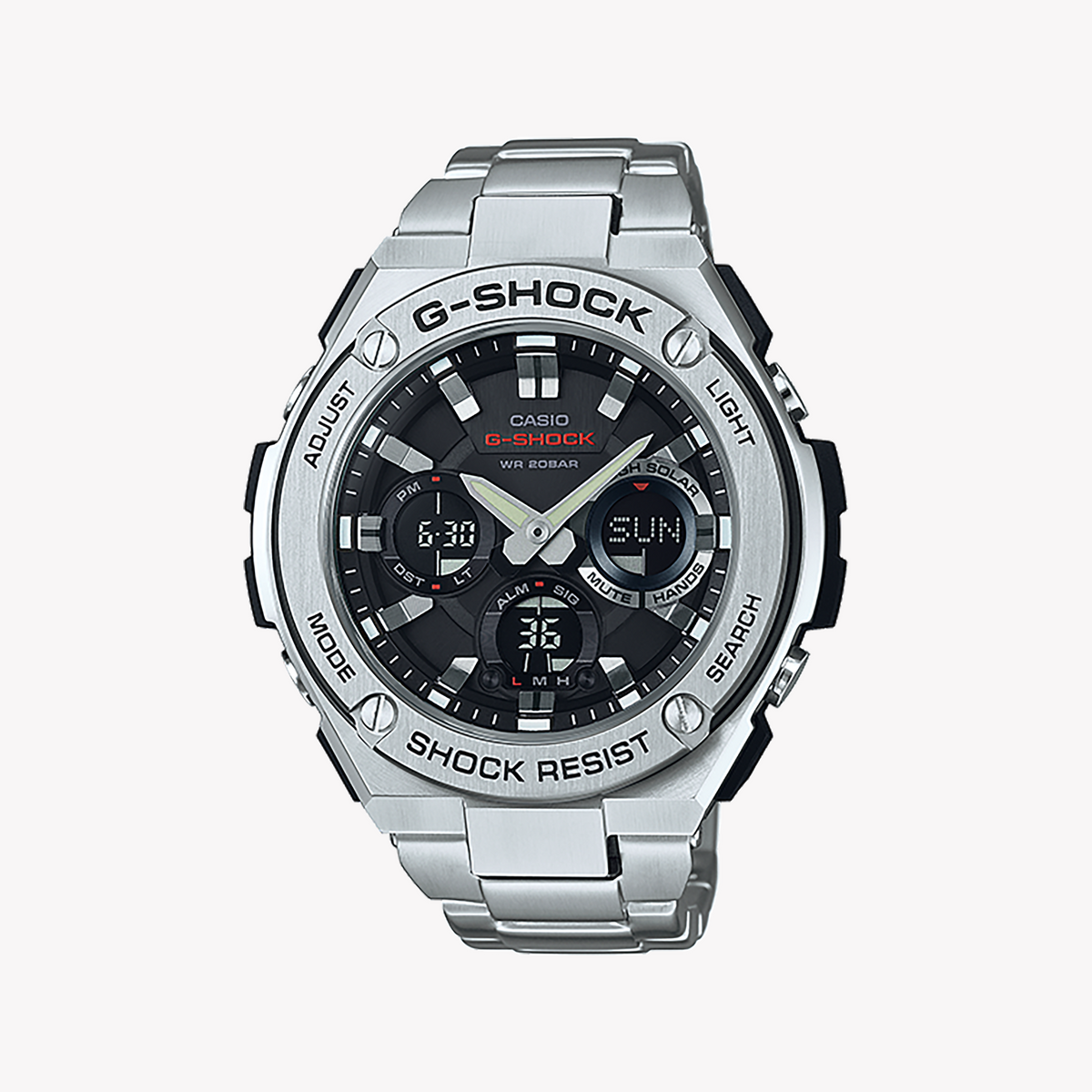 CASIO G-SHOCK GST-S110D-1ADR - SPORTY ELEGANCE MEN'S TIMEPIECE FOR ALL ADVENTURES