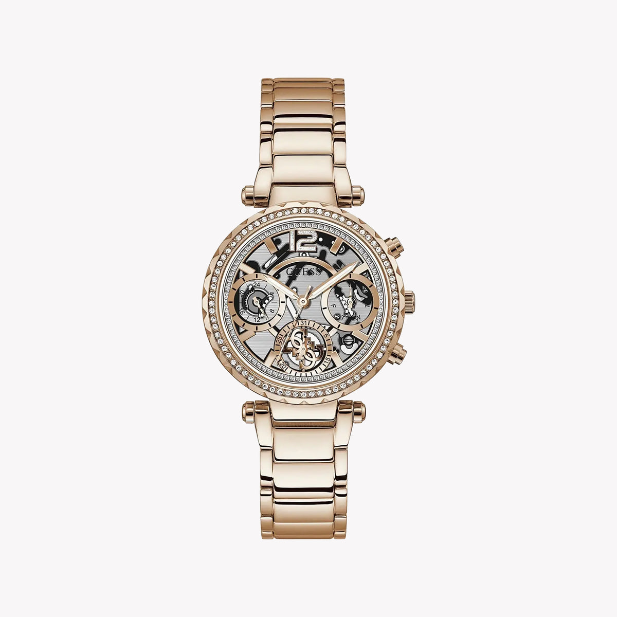 GUESS GW0403L3 RADIANT CHARM - ELEGANT ROSE GOLD TIMEPIECE FOR WOMEN