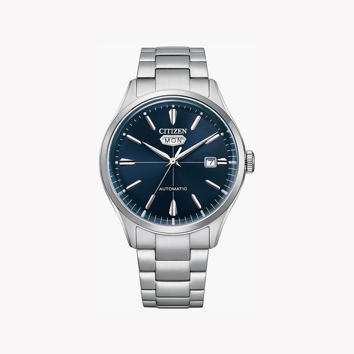 CITIZEN NH8391-51L AUTOMATIC - ELEGANT BLUE DIAL MEN'S WATCH WITH STAINLESS STEEL STYLE