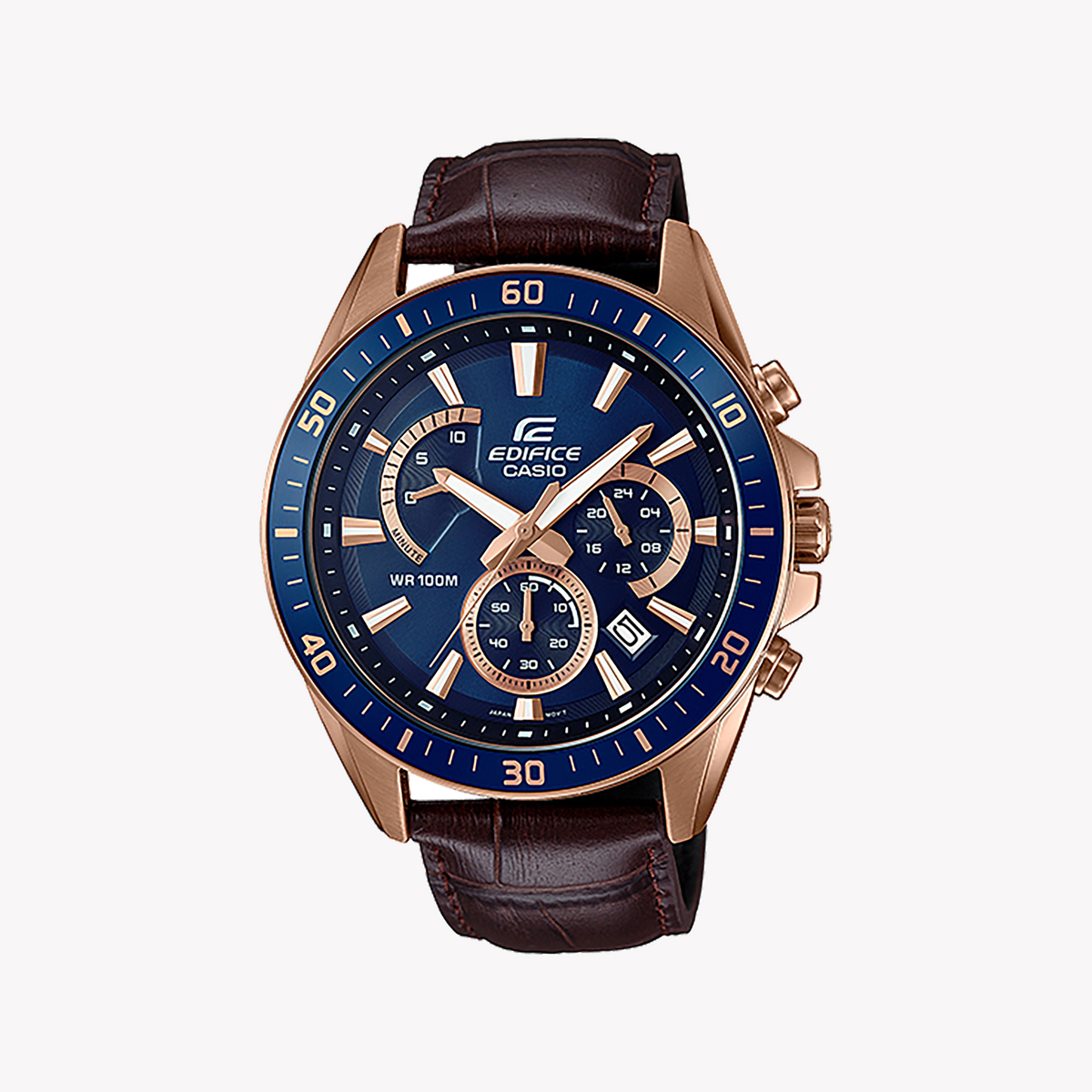 EDIFICE EFR-552GL-2AVUDF - TOUGH & SPORTY ROSE GOLD MEN'S WATCH