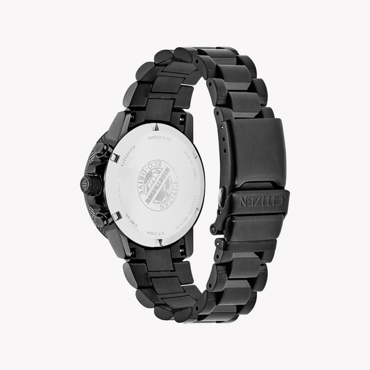 CITIZEN CA0295-58E BLACK STAINLESS STEEL - POWERFUL ECO-DRIVE MEN'S WATCH-i-Watch-2