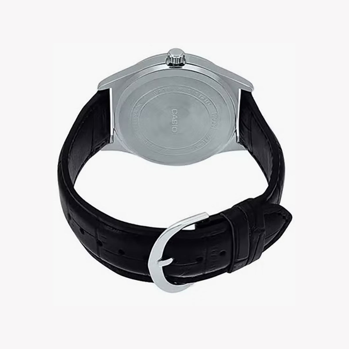 MTP-V006L-7BUDF: CLASSIC TIMEPIECE - ELEGANT STAINLESS STEEL WITH LUXURY LEATHER STRAP