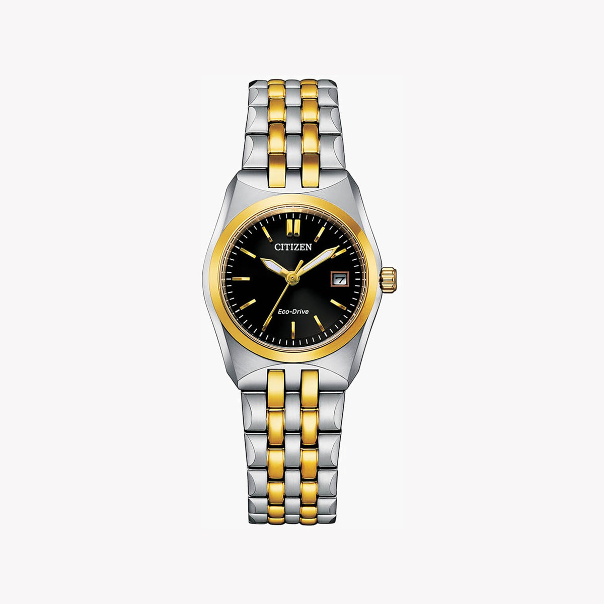 CITIZEN EW2299-50E RADIANT CHARM - ELEGANT GOLD & BLACK DIAL WOMEN'S WATCH