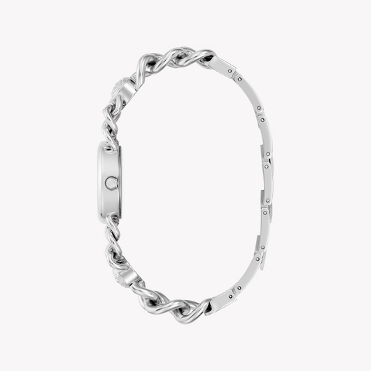 GUESS GW0758L1 SILVER CHIC - ELEGANT WOMEN'S WATCH WITH STAINLESS STEEL BAND & WHITE DIAL-i-Watch-2