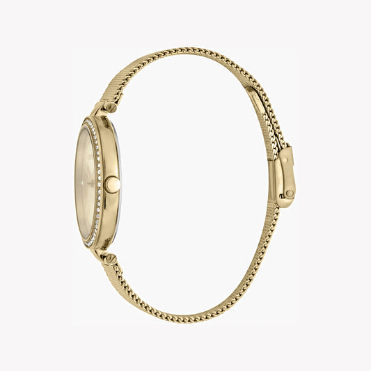 ESPRIT Women's Watch with Gold Stainless Steel Case and Gold Stainless Steel Band-i-Watch-2