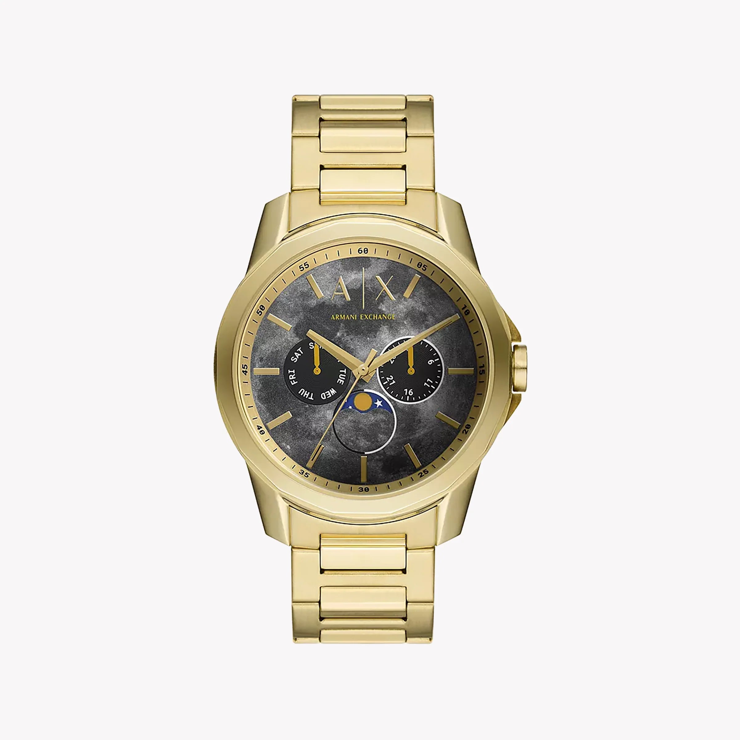 Armani Exchange AX1737 Men\'s Watch - Gold-Tone Stainless Steel Bracelet, Gray Di Armani Exchange AX1737 Men main image 3