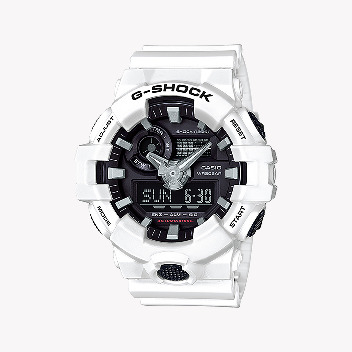 CASIO G-SHOCK GA-700-7ADR ADVENTURE READY - STYLISH MEN'S TIMEPIECE WITH SUPER ILLUMINATOR