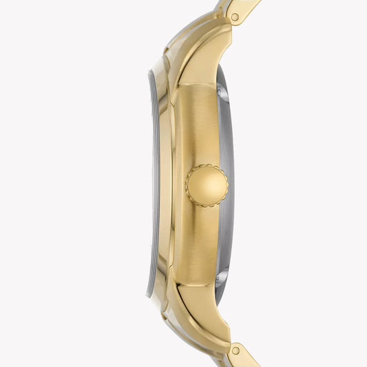 FOSSIL ME3232 AUTOMATIC TIMEPIECE - ELEGANT GOLD & BLACK DIAL MEN'S WATCH-i-Watch-2