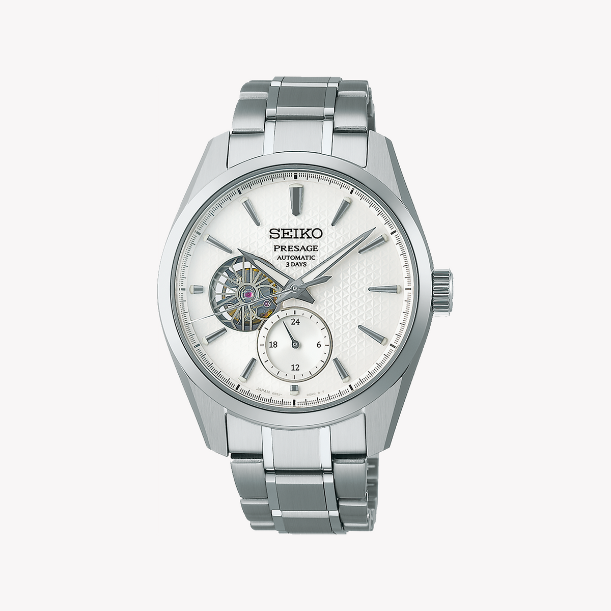 SEIKO PRESAGE SPB415J1 Men's Automatic Watch, White Dial, Steel-i-Watch