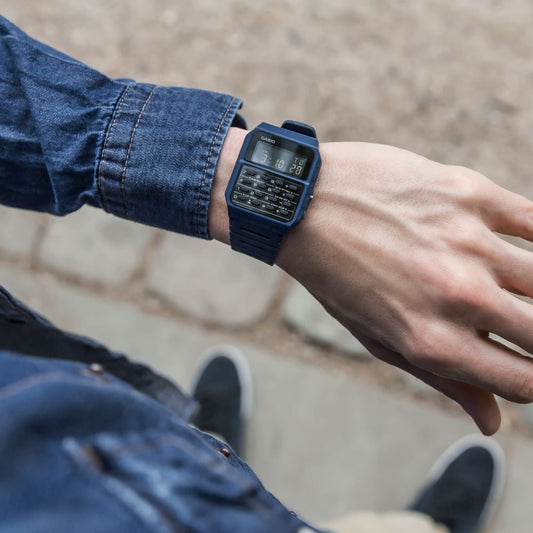 CASIO CA-53WF-2BDF - SPORTY BLUE DIGITAL WATCH WITH BUILT-IN CALCULATOR-i-Watch-2