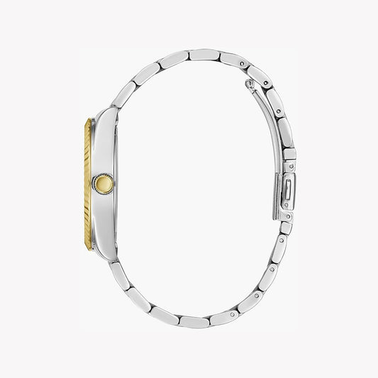 GUESS GW0308L5 - VIBRANT CHIC DESIGN - GOLD/SILVER STAINLESS STEEL WOMEN'S WATCH WITH GREEN DIAL-i-Watch-2