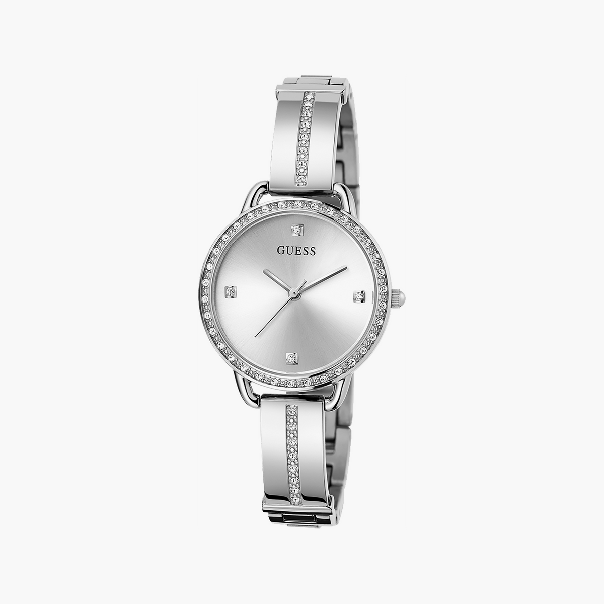 GUESS WATCHES GW0022L1 - ELEGANT SILVER TIMEPIECE FOR WOMEN-i-Watch
