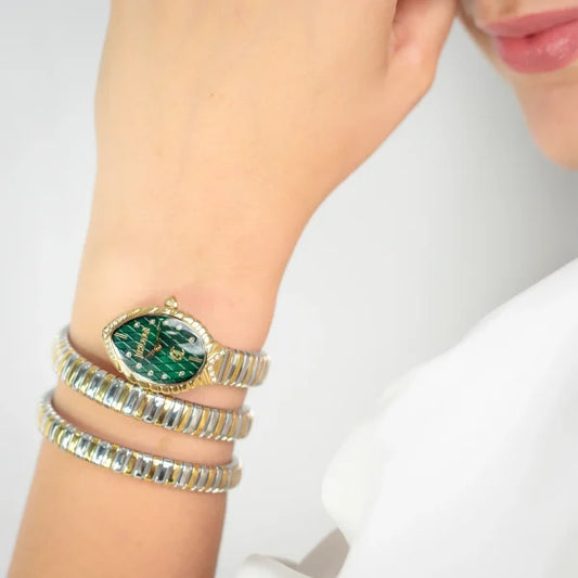 JUST CAVALLI JC1L323M0055 - RADIANT GLAMOUR WOMEN'S WATCH WITH TWO-TONE SILVER & GOLD BAND-i-Watch-2