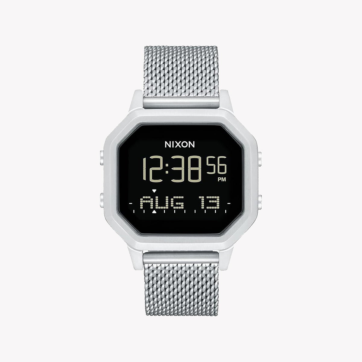 NIXON A1272-1920 TIMEPIECE - VIBRANT SILVER STYLE WITH DIGITAL PRECISION
