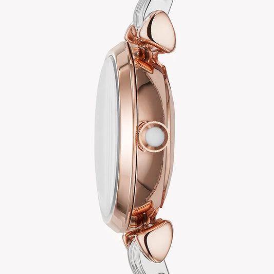 EMPORIO ARMANI AR1841 - ELEGANT TIMEPIECE FOR MODERN WOMEN, GOLD & SILVER STAINLESS STEEL-i-Watch-2