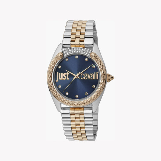 JUST CAVALLI Women's Watch with Silver & Rose Gold Stainless Steel Case and Silver & Rose Gold Stainless Steel Band-i-Watch-2