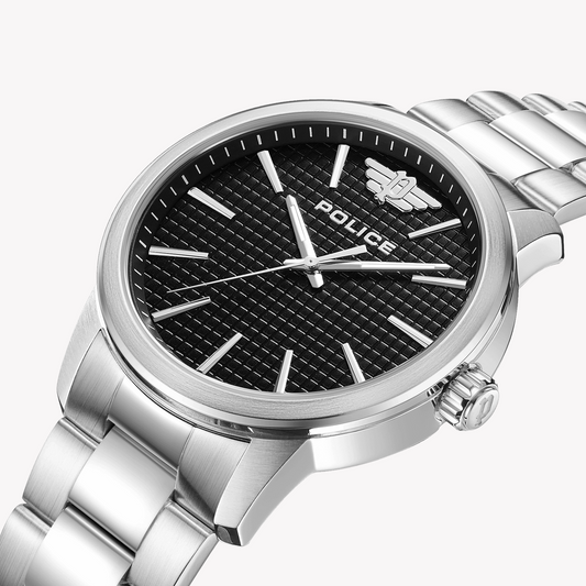 POLICE PEWJG0018402 - DARE TO ELEGATE: Men's Silver & Black Timepiece for the Modern Gentleman-i-Watch-2