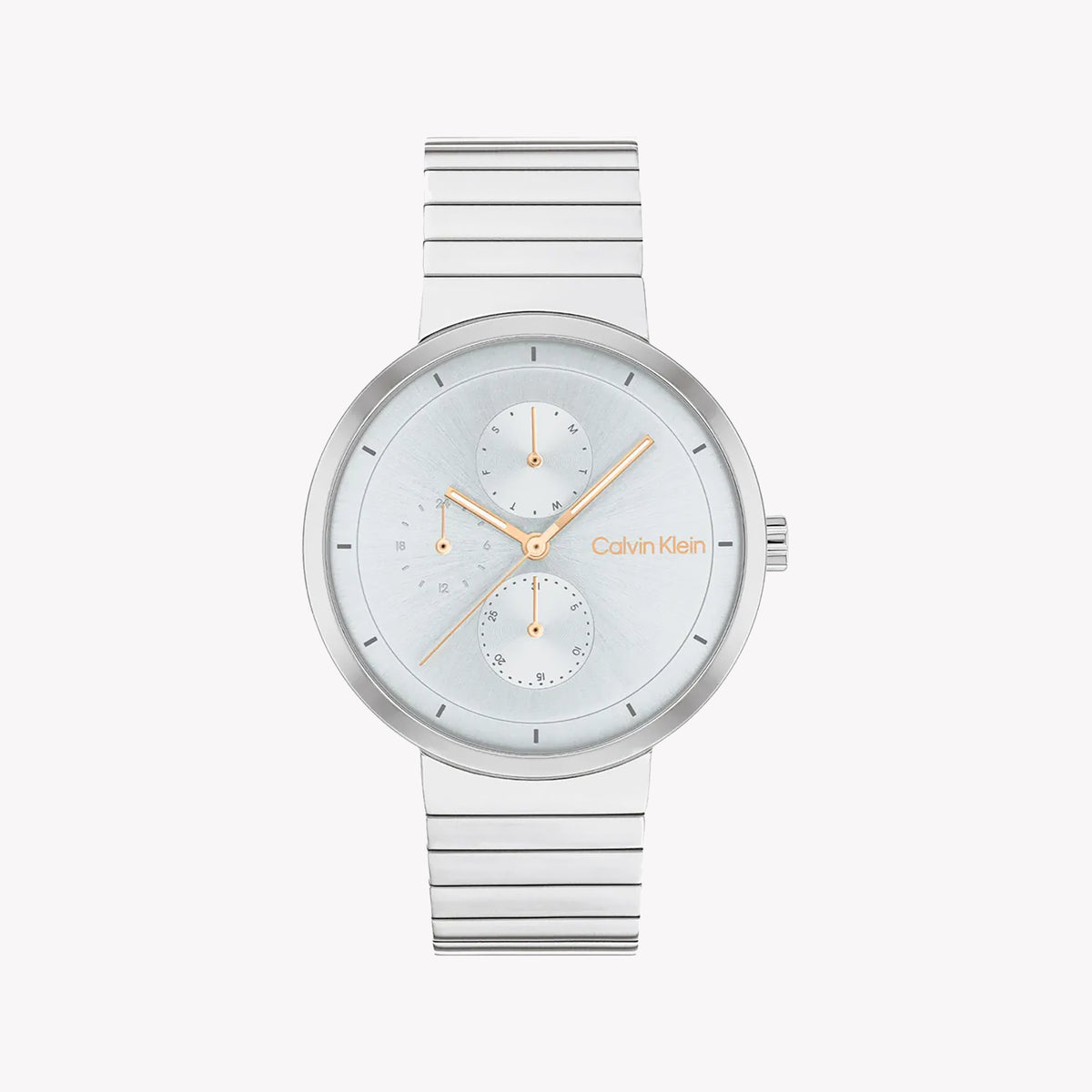 CK CALVIN KLEIN NEW COLLECTION - ELEGANT SILVER STAINLESS STEEL WOMEN'S WATCH