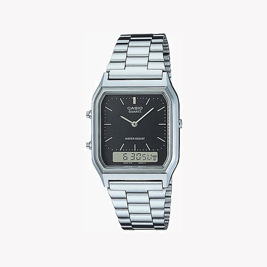 CASIO AQ-230A-1DMQ - BOLD PERFORMANCE TIMEPIECE - SLEEK SILVER STYLE, RELIABLE FUNCTIONALITY-i-Watch-2