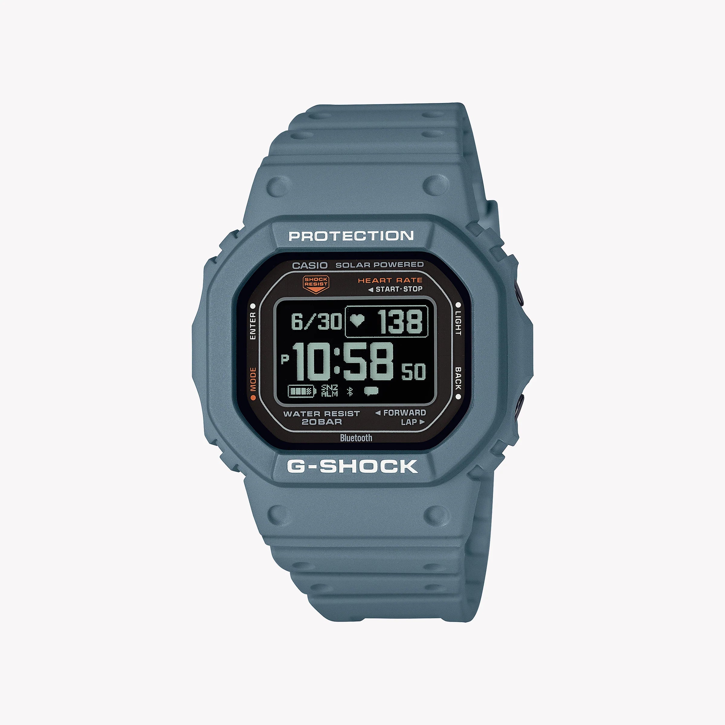 Casio G-Shock Men's Blue Resin Watch, Digital Display Dw-H5600