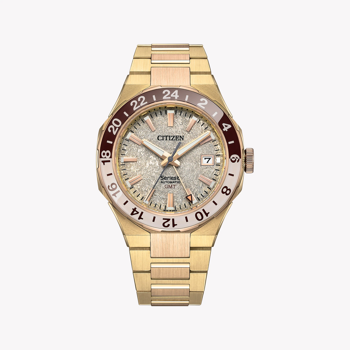 CITIZEN NB6032-53P RADIANT ELEGANCE - STUNNING ROSE GOLD MEN'S WATCH WITH LUMINOUS DISPLAY