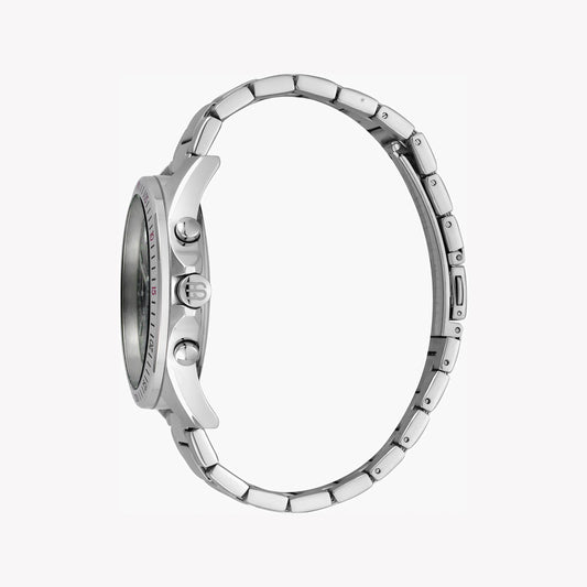 ESPRIT MEN'S STAINLESS STEEL TIMEPIECE - CLASSIC BLACK DIAL & SILVER BAND ELEGANCE-i-Watch-2