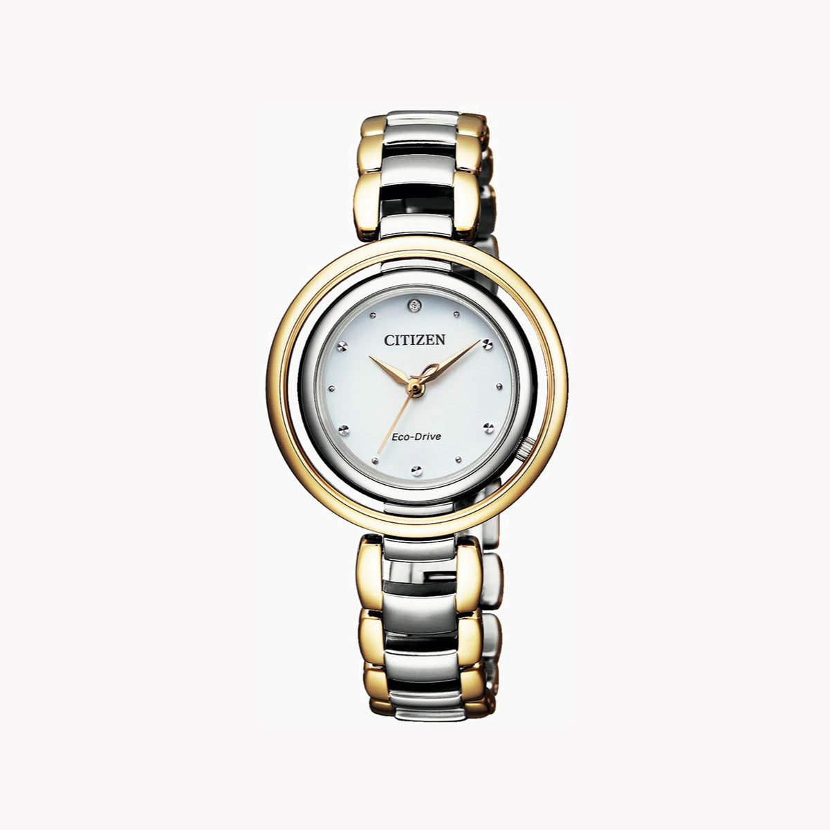 CITIZEN EM0664-84A RADIANT ELEGANCE - GOLD ECO-DRIVE WOMEN'S WATCH