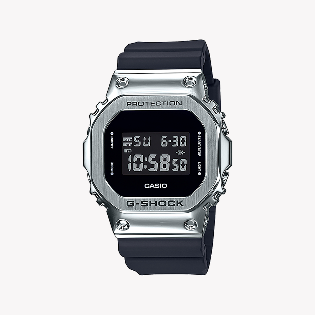 CASIO G-SHOCK GM-5600-1DR ADVENTURE-READY - BOLD METAL & RESILIENT BLACK DESIGN