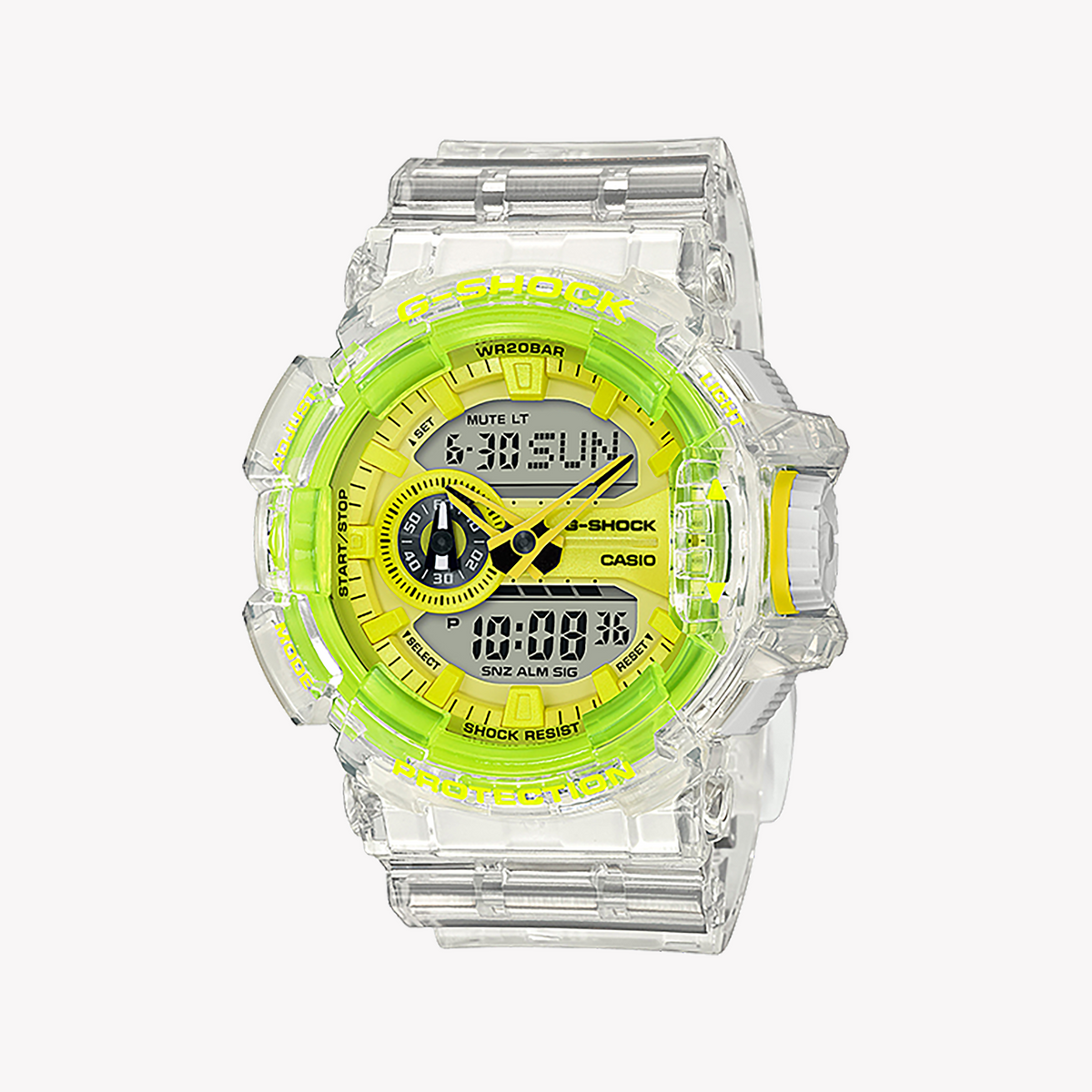 CASIO G-SHOCK GA-400SK-1A9DR - SPORTY WHITE ADVENTURE TIMEPIECE Men's Watch with Digital Dial and Robust Design
