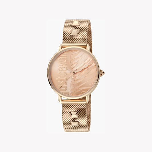 JUST CAVALLI Women's Watch with Rose Gold Metal Case and Rose Gold Stainless Steel Band-i-Watch-2