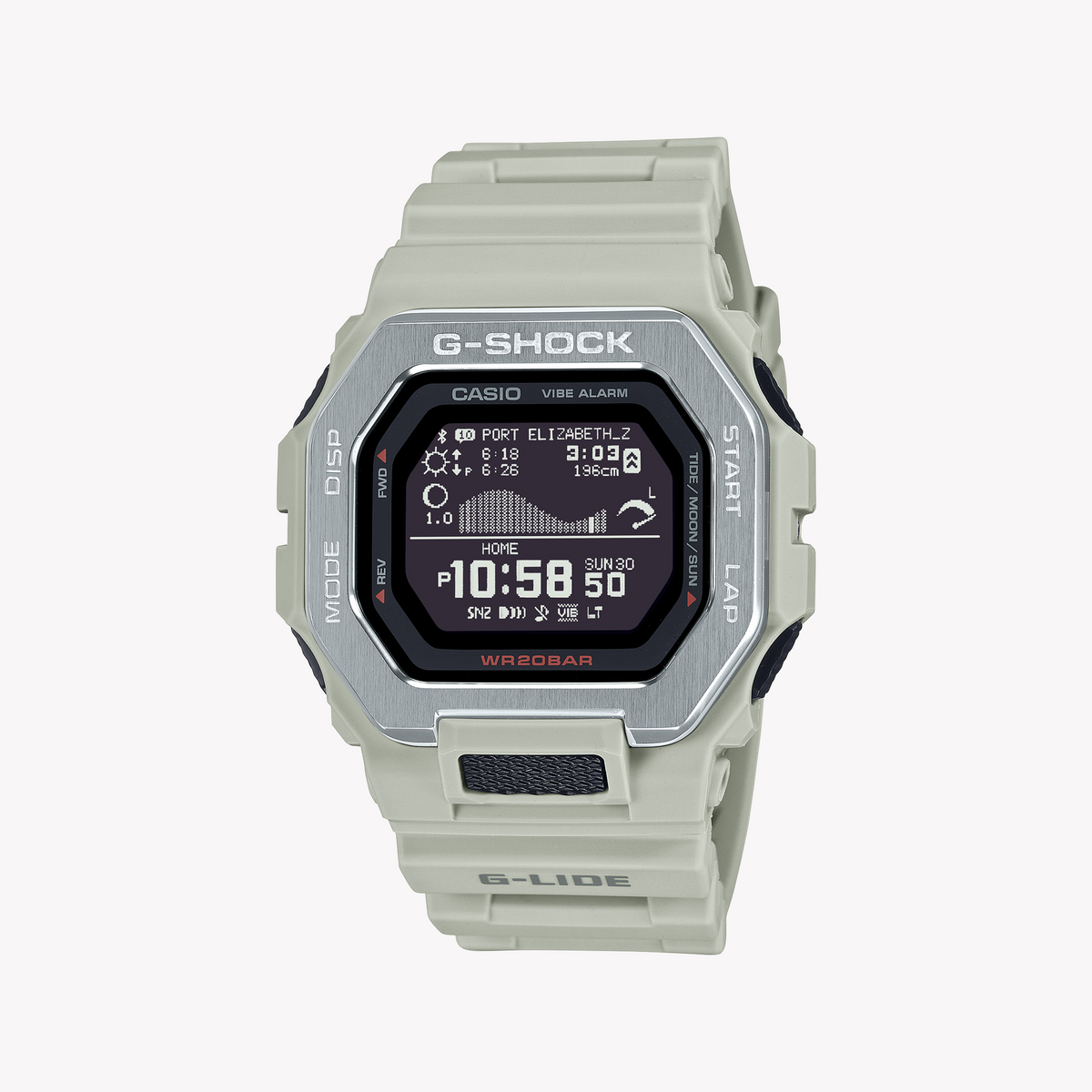 CASIO G-SHOCK GBX-100-8DR ADVENTURE READY - RUGGED WHITE MEN'S WATCH with Bluetooth & 200M Water Resistance