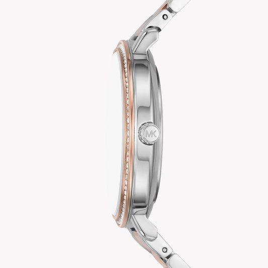 MICHAEL KORS MK4667 - EFFORTLESS CHIC WOMEN'S WATCH WITH STYLISH SILVER-ROSE GOLD ACCENT-i-Watch-2