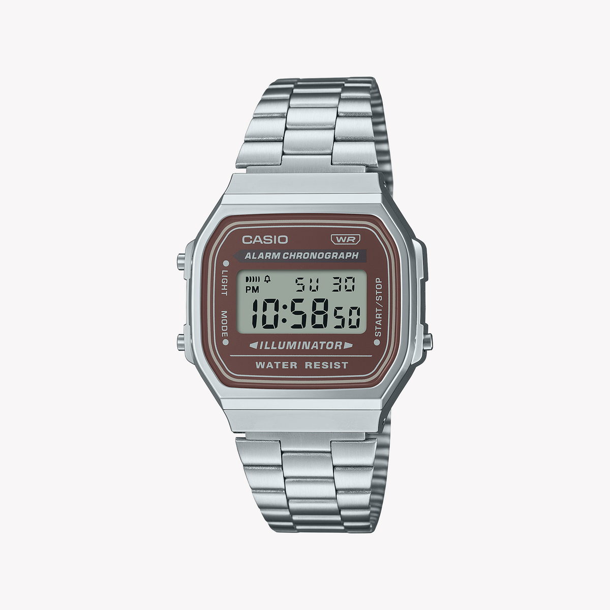 CASIO A168WA-5AYDF - TIMELESS SIMPLICITY WITH MODERN ELEGANCE Unisex Watch in Sleek Silver Finish and Versatile Functions