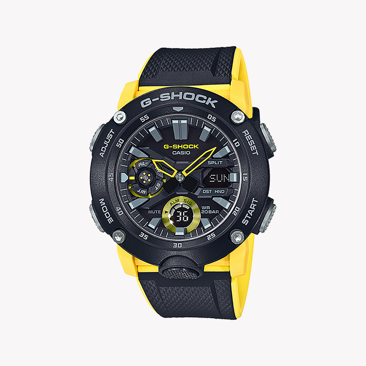 CASIO G-SHOCK GA-2000-1A9DR - RUGGED ELEGANCE FOR ACTIVE MEN'S LIFESTYLE