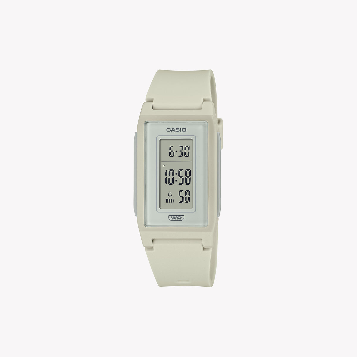 CASIO LF-10WH-8 DYNAMIC SPORT - VERSATILE WHITE RESIN MEN'S WATCH with Digital Dial and Stopwatch Feature