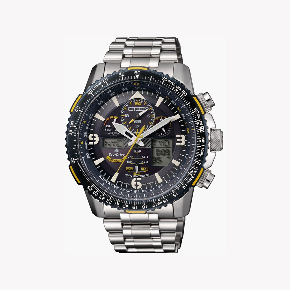 CITIZEN JY8078-52L ECO-DRIVE - DYNAMIC METAL TIMEPIECE FOR THE MODERN MAN