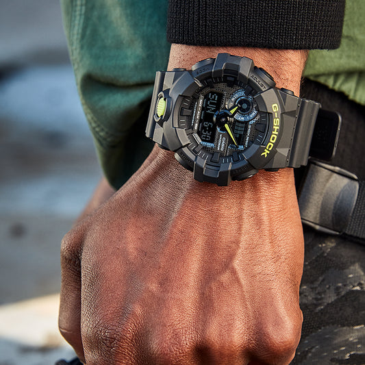 CASIO G-SHOCK GA-700DC-1ADR - BOLD ADVENTURER MEN'S WATCH with Sleek Black Resin Band & Digital Display-i-Watch-2